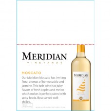 Meridian Shelf Talker - Moscato
