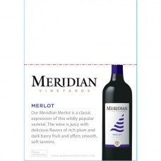 Meridian Shelf Talker - Merlot