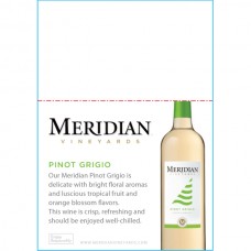Meridian Shelf Talker - Pinot Grigio
