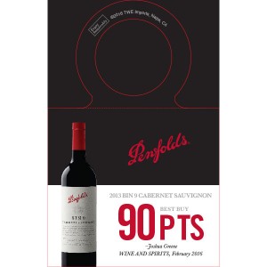 
        
        Penfolds Accolade Necker - 2013 Bin 9 Cabernet Sauvignon, 90 points Wine & Spirits 02/2016        
      