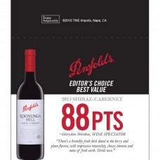 Penfolds Accolade Shelf Talker - 2013 Koonunga Hill Shiraz Cabernet, Best Value 88 pts Wine Spectator