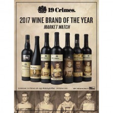 19 Crimes "2017 Wine Brand of the Year" Market Watch Poster 18x24