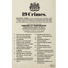19 Crimes List of 19 Crimes Poster 18x24