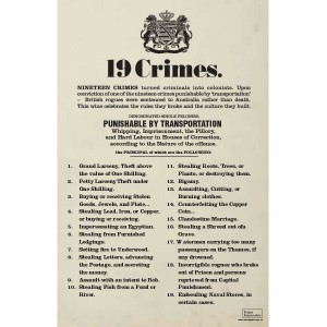 
        
        19 Crimes List of 19 Crimes Poster 18x24        
      