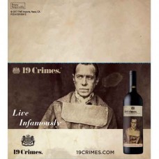 19 Crimes "Live Infamously" Varietal Shelf Talker 