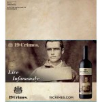 19 Crimes "Live Infamously" Varietal Shelf Talker 