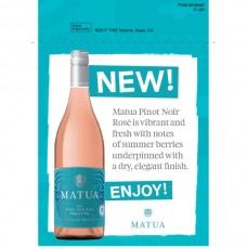 Matua Pinot Noir Rose Shelf Talker
