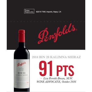 
        
        Penfolds 2014 BIN 28 Kalimna Shiraz, 91pts Shelf Talker         
      