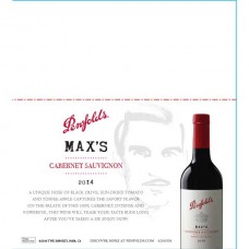 Penfolds Max's Varietal Shelf Talker 