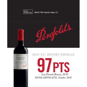 
        
        Penfolds 2013 St. Henri Shiraz, 97pts Shelf Talker         
      