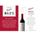 Penfolds Max's Varietal Wine Card - Full Color both sides