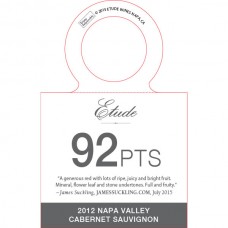 Etude Accolade Necker - 2012 Napa Valley Cabernet Sauvignon, 92 points, JamesSuckling.com, July 2015