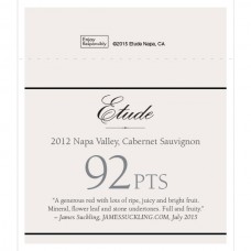 Etude Accolade Shelf Talker - 2012 Napa Valley Cabernet Sauvignon, 92 points, JamesSuckling.com, July 2015