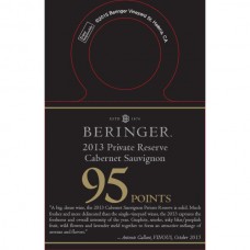 Beringer Accolade Necker - 2013 Private Reserve Cab, 95 pts, Vinous, Oct. 2015