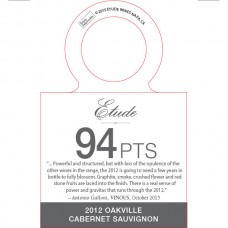 Etude Accolade Necker - 2012 Oakville Cabernet Sauvignon, 94 points, Vinous, October 2015