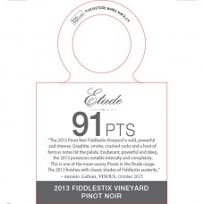 Etude Accolade Necker - 2013 Fiddlestix Vineyard Pinot Noir, 91 points, Vinous, October 2015