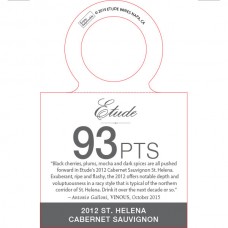 Etude Accolade Necker - 2012 St. Helena Cabernet Sauvignon, 93 points, Vinous, October 2015