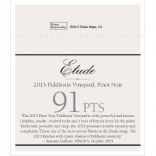 Etude Accolade Shelf Talker - 2013 Fiddlestix Pinot Noir, 91 points, VINOUS, October 2015