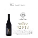 Stags' Leap Varietal Shelf Talker