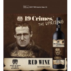 19 Crimes Uprising Red Wine Shelf Talker 