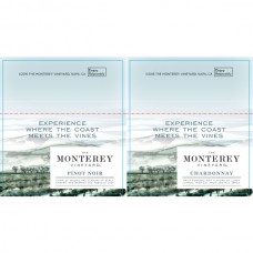 The Monterey Vineyards Experience Where the Coast Meets the Vines Double-Sided Shelf Talker 