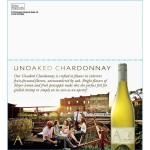 A by Acacia "Capture the Moment" Varietal Shelf Talker 