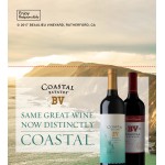 BV Coastal Estates "Same Great Wine. Now Distinctly Coastal." Varietal Shelf Talker 