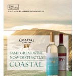 BV Coastal Estates "Same Great Wine. Now Distinctly Coastal." Varietal Shelf Talker 