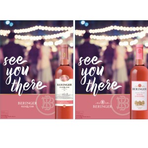 
        
        Beringer Main & Vine "See You There" Double-Sided Case Stack Card        
      