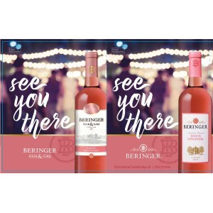 
        
        Beringer Main & Vine "See You There"  Double-Sided Bottle Topper         
      