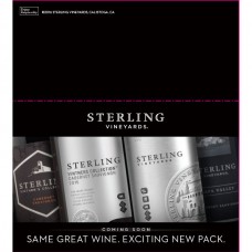 Sterling Vineyards New Pack Shelf Talker 