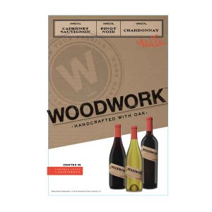 
        
        Woodwork "Handcrafted with Oak" Cabernet Sauvignon, Pinot Noir, & Chardonnay Case Card         
      