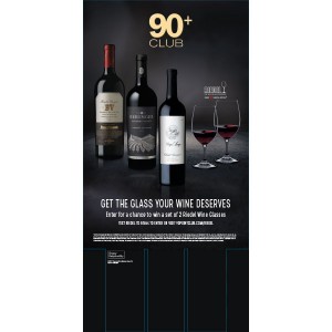
        
        90+ Club Riedel Glasses 12x18 Mini Case Card - Expiration 12/31/17         
      