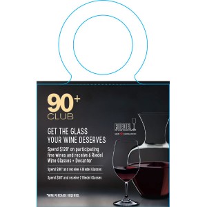 
        
        90+ Club Riedel Glasses and Decanter Promotional Necker - Expiration 12/31/17         
      