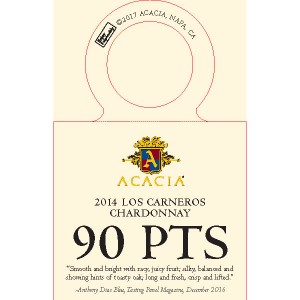 
        
        Acacia Los Carneros 90pts Accolade Necker         
      
