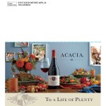 Acacia "To a Life of Plenty" Varietal Shelf Talker