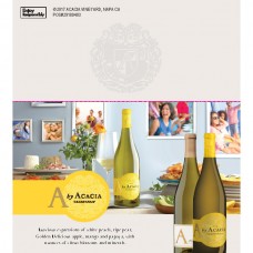 A by Acacia "Discover the New Look" Spring Chardonnay Shelf Talker