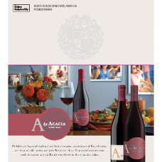 A by Acacia "Discover the New Look" Pinot Noir Shelf Talker