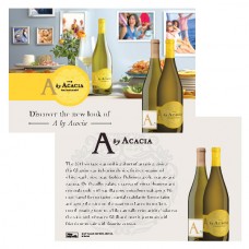 A by Acacia "Discover the New Look" Spring Chardonnay Wine Card 