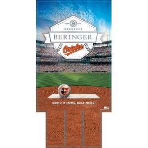 
        
        Beringer Baseball ORIOLES 12"x18" Mini Case Card         
      