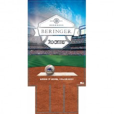 Beringer Baseball ROCKIES 12"x18" Mini Case Card 