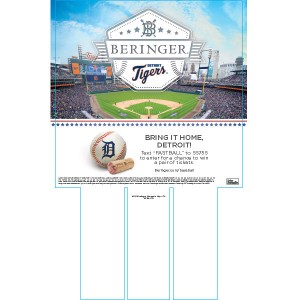 
        
        Beringer Baseball  Detroit Tigers Promo Mini Case Card 12x18, Valid 4/2/18 - 10/1/18        
      