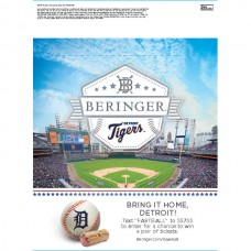 Beringer Baseball Detroit Tigers Promo Case Stack Card, Valid 4/2/18 - 10/1/18