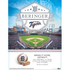 Beringer Baseball Detroit Tigers Promo Poster 18x24, Valid 4/2/18 - 10/1/18