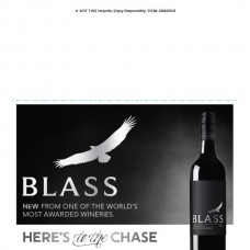Blass Cabernet Sauvignon Shelf Talker 