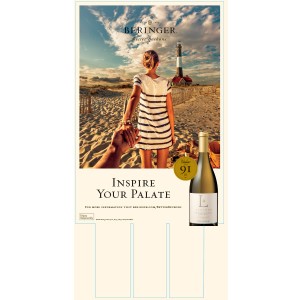 
        
        Beringer Luminus Chardonnay Case Card, "Inspire Your Palate"        
      