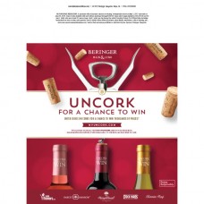 Beringer Main & Vine Uncork & Win Case Stack Card - Expiration 06/30/18