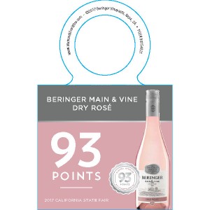
        
        Beringer Main & Vine Dry Rose 93pts (2017 CA State Fair) Accolade Necker        
      