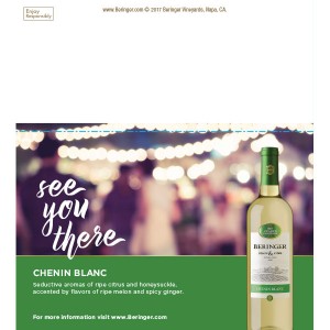
        
        Beringer Main & Vine "See You There" Chenin Blanc Shelf Talker         
      