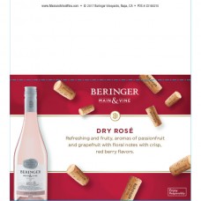 Beringer Main & Vine Rose Uncork & Win Shelf Talker - Expiration 06/30/18 